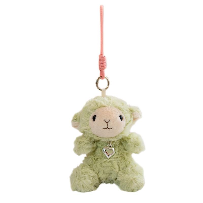 Cute Soft Sheep Plush Pendant Toys 1622Cm Stuffed Lamb Dolls Plushie Keychain Birthday Gifts Kids Home Decor