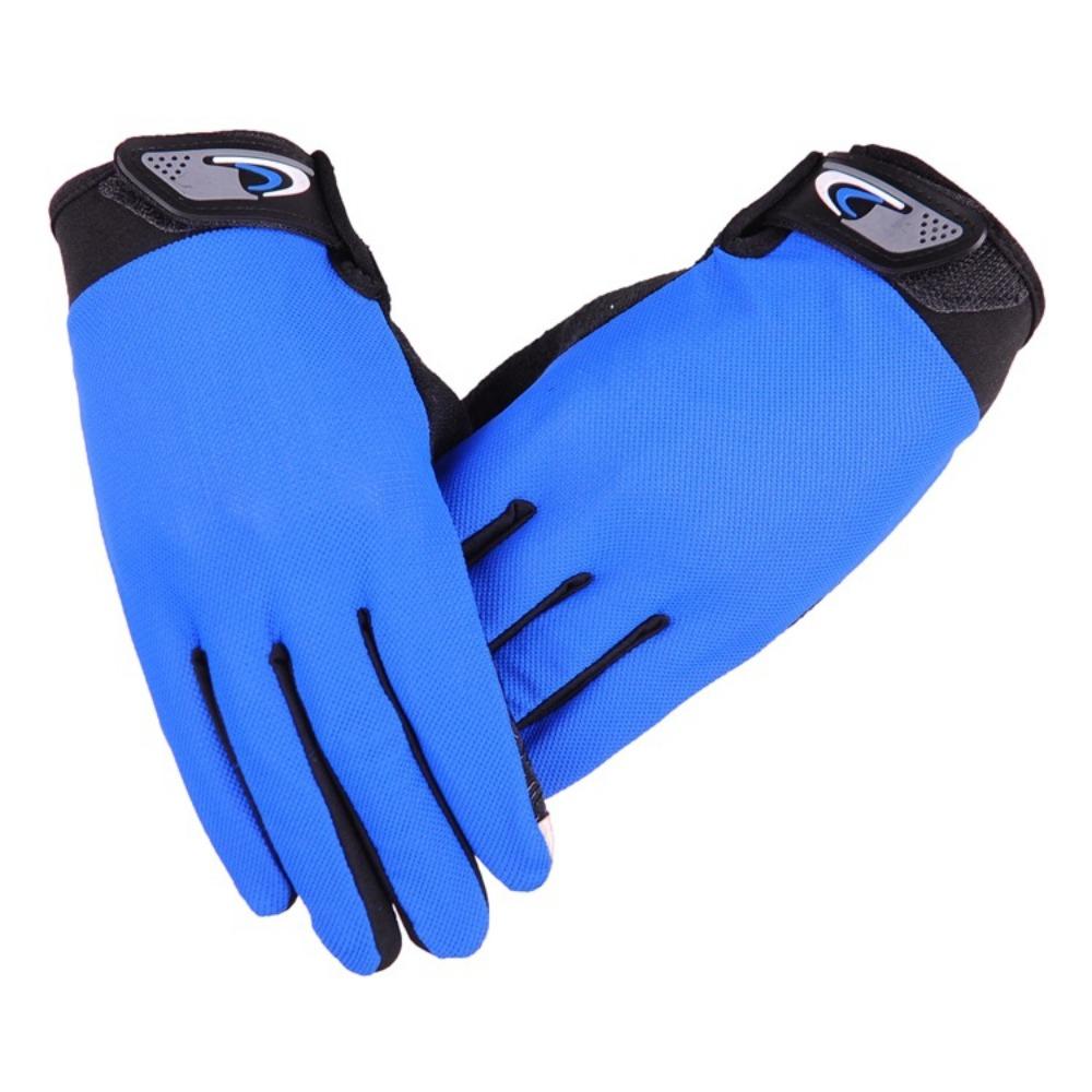 Spring and summer gloves outdoor sports cycling touch screen breathable non-slip sunscreen mesh bicycle fishing gloves