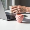 Creative 3D Printed Strawberry Flower Pot Ornaments Decoration Strawberry Storage Box Sweet Fruit Shaped Desktop Planter Office
