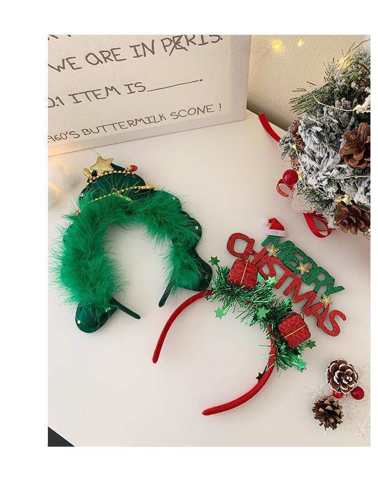2023 Christmas Tree Headband: Holiday Party Dress-Up Accessory for Women