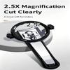 Precision Toenail Fingernail Clipper with Magnifying Glass Sharp Durable Trimmer Portable Pedicure Tool for Travel Gift
