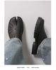 Herren-Loafer im japanischen Stil mit geteilter Zehe, zum Hineinschlüpfen, aus Leder - Lässige Halbschuhe