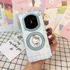 Suitable for Huawei MateX7 Mobile Phone Case, Skin Feeling Cartoon X6 Central Axis Magnetic Attraction, New Rotating Bracket, Integrated Shell