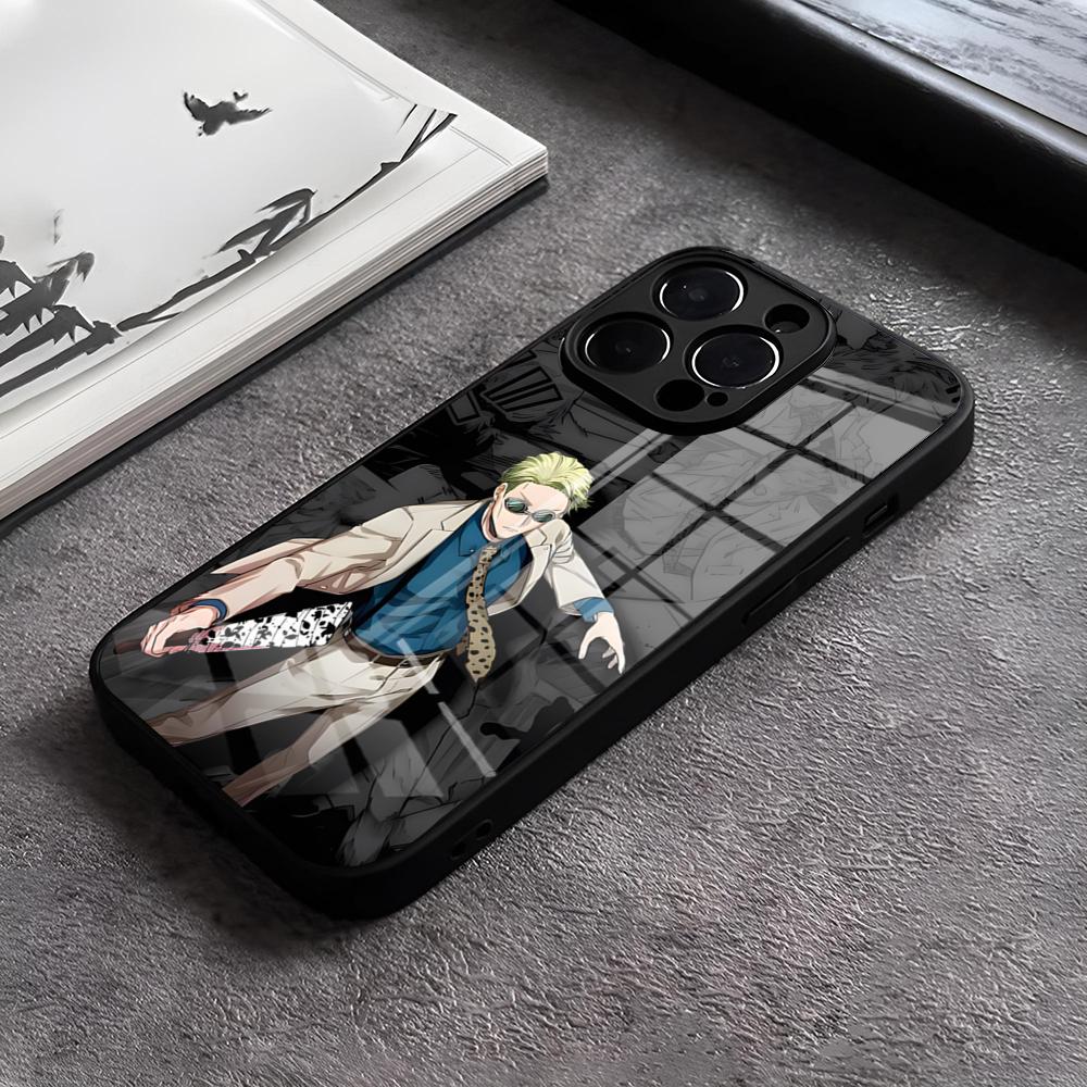 Kento Nanami Jujutsu Kaisen Phone Case For IPhone 17 15 Pro Max 12 16 14 Plus 11 13 Pro X XR XS 7 8 Plus SE Glass Cover