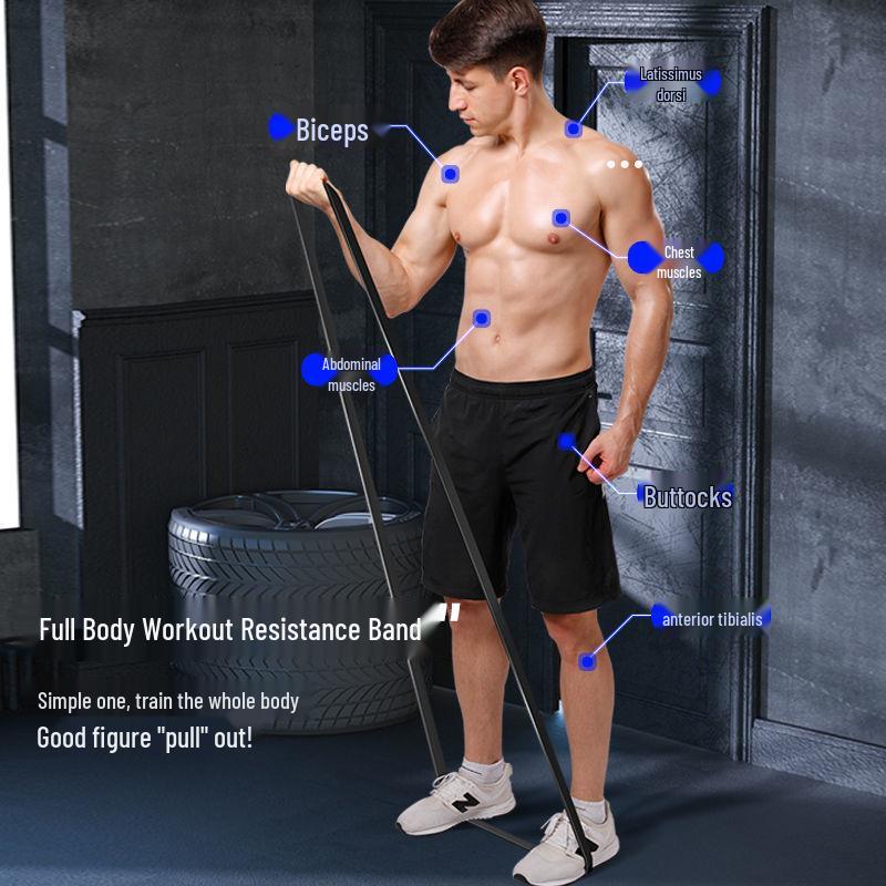 Men's Elastic Resistance Band for Strength and Chest Training