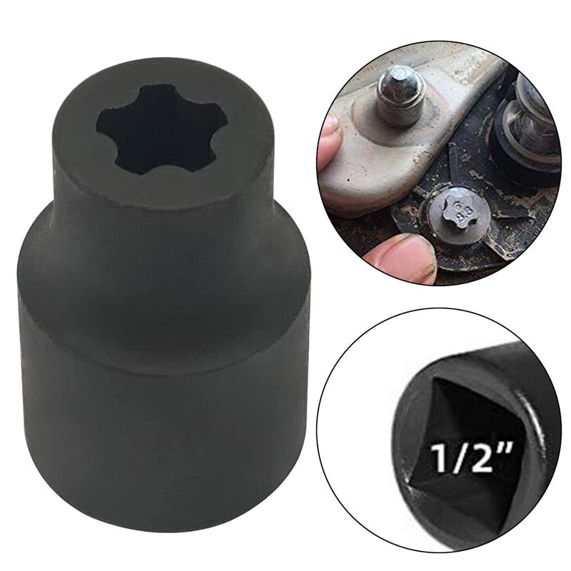 For Tesla For Model 3 For Model Y Battery Cover Screw Tool Five-Flower Screw Sleeve 5 Tooth Wrench Car Repair Tool