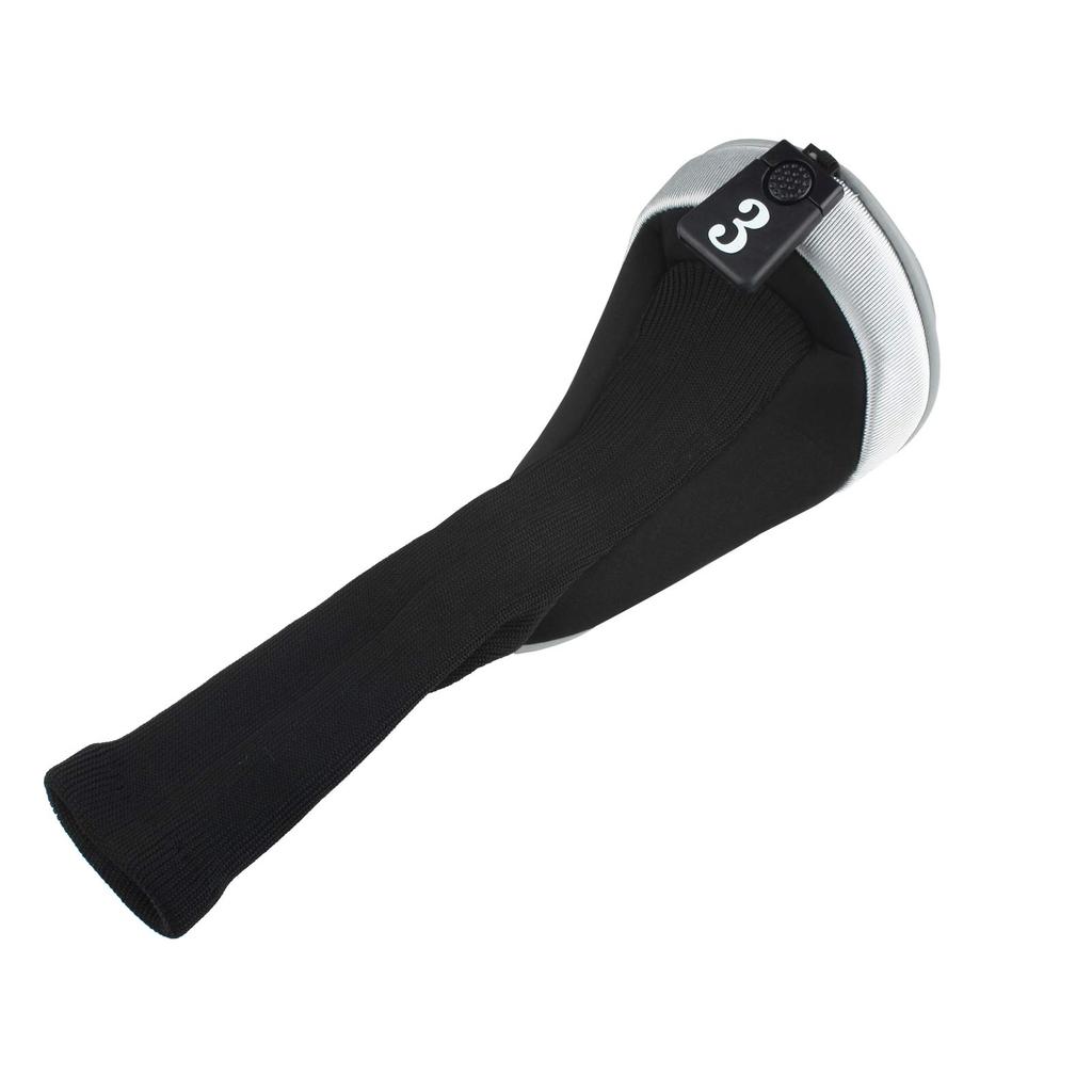 Andux Golf Club Set of for 460cc Woods and Headcovers, 4, Drivers, MT/MG30 (Gray)