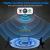 New 360 ° LED Solar Outdoor Light - Super Bright 6500K, 3 Modes, Wide-angle Motion Sensor, Semi Embedded Installation, Solar Charging