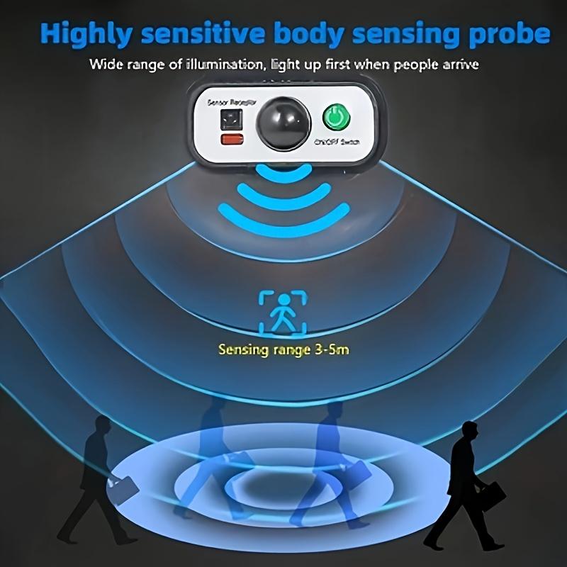 New 360 ° LED Solar Outdoor Light - Super Bright 6500K, 3 Modes, Wide-angle Motion Sensor, Semi Embedded Installation, Solar Charging