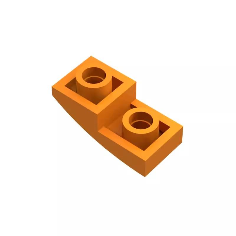 200pcs MOC Assembles Particles 24201 Slope Curved 2 x 1 Inverted Building Blocks DIY Model Educational High-Tech Spare Brain Toy