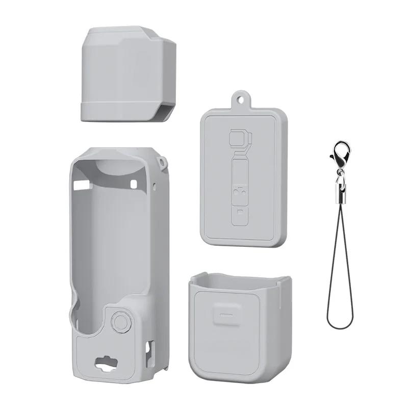 

Чехол для DJI OSMO Pocket 3 Силиконовый защитный чехол Защита от царапин Крышка объектива Протектор для чехла Pocket3 Аксессуары для корпуса камеры