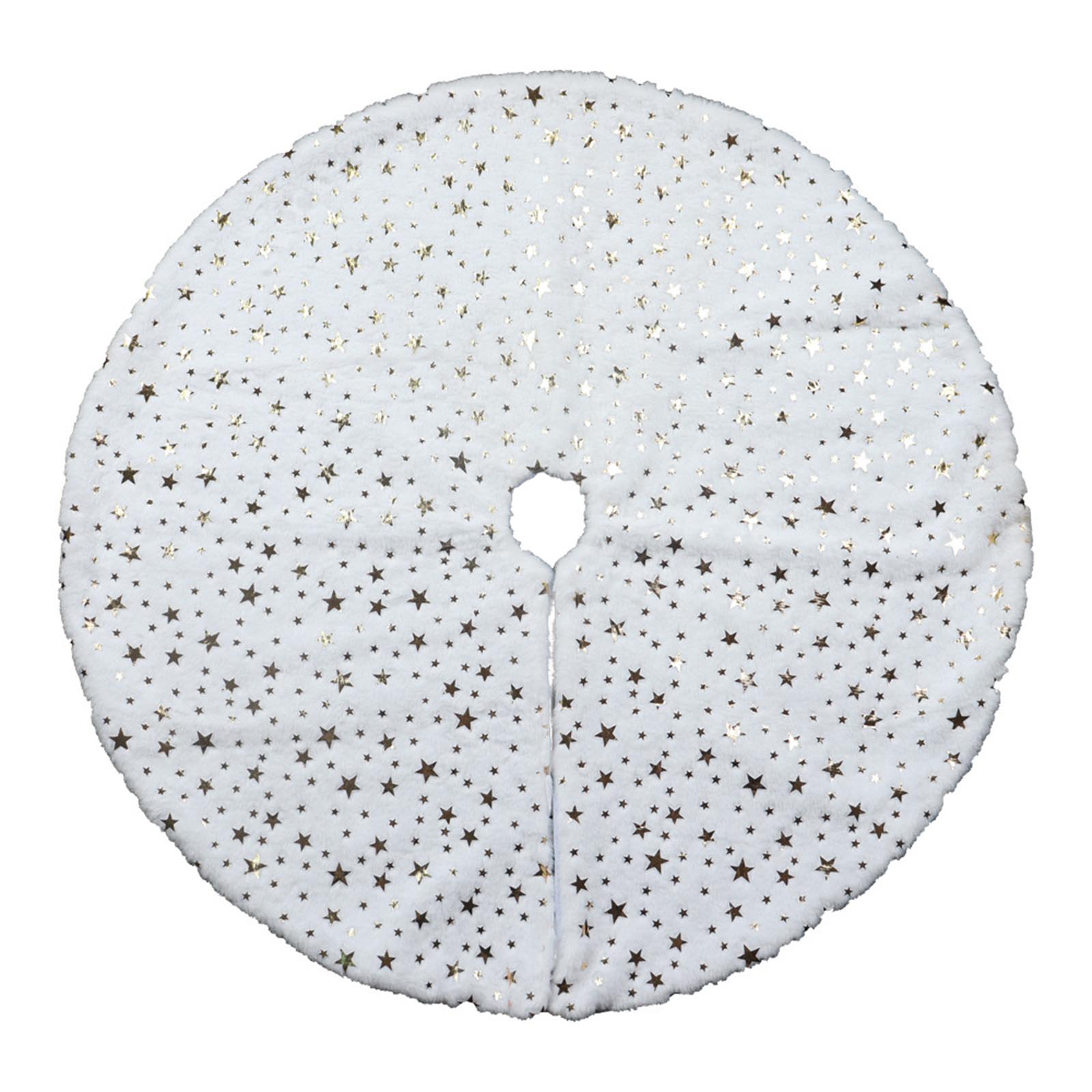 

Рождественские украшения Плюшевая юбка для елки с пятизвездным принтом Плюшевое украшение для рождественской елки Юбка для рождественской елки One Size