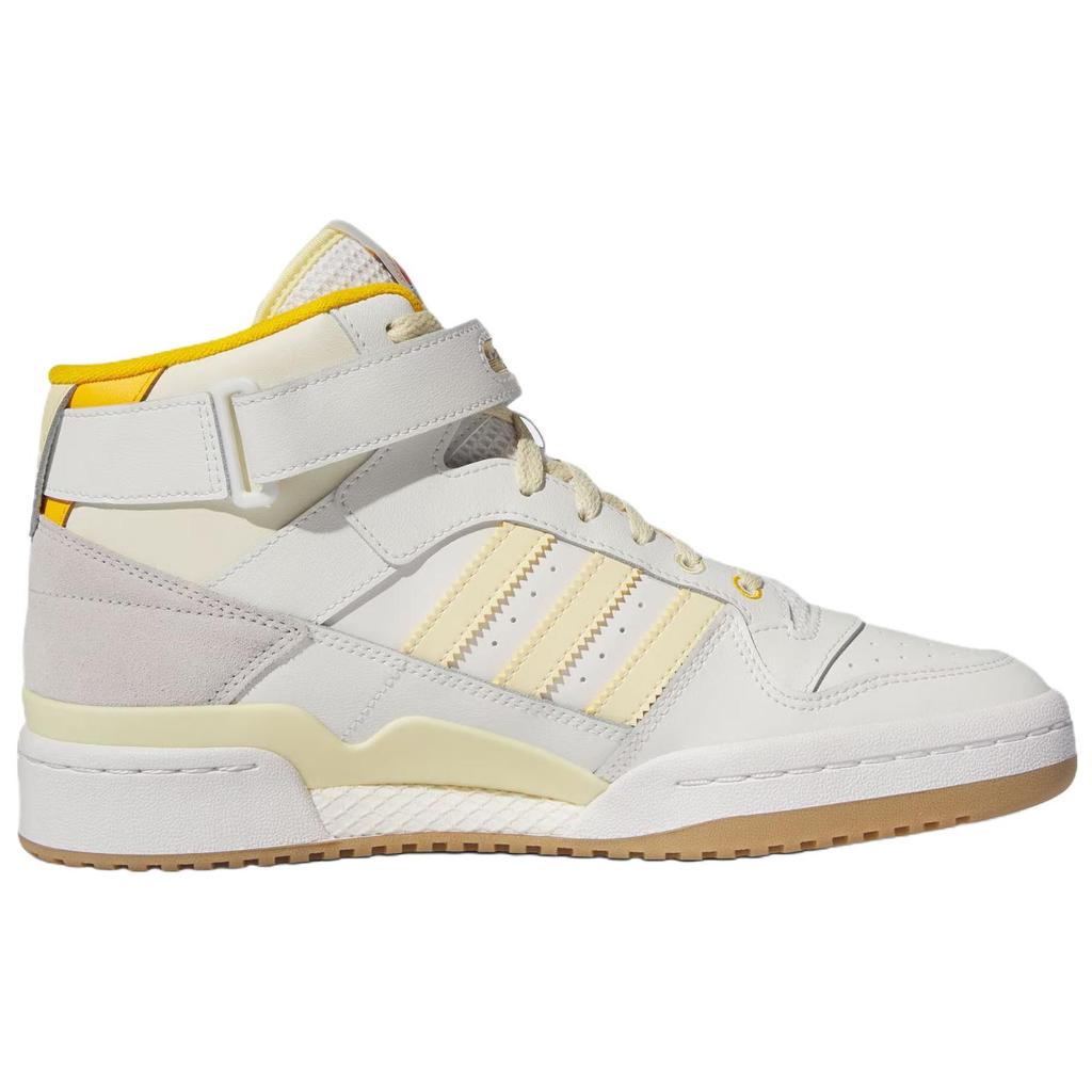 Adidas Forum Mid Letní tábor - Snadné žluté unisex tenisky Krémová Oblačně bílá Krémově žlutá IE7181
