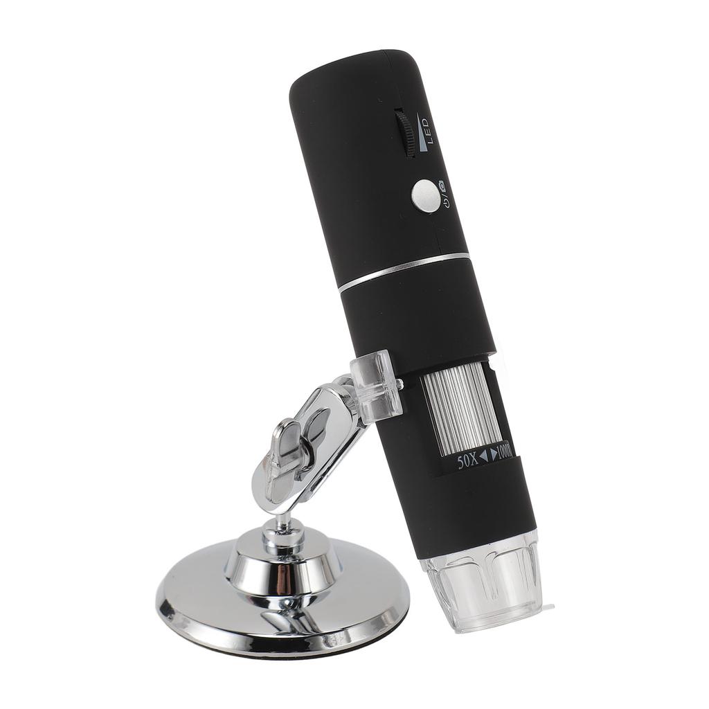 Wireless Digital Microscope 1000X Magnification 1080P HD WiFi Microscope Camera with 8 LED Light