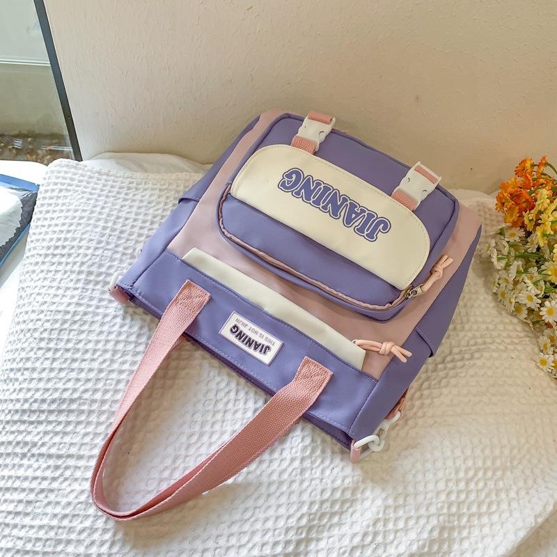 

High-value schoolbag for girls, junior high school girls 2024 new backpack for middle school students and college students to reduce the