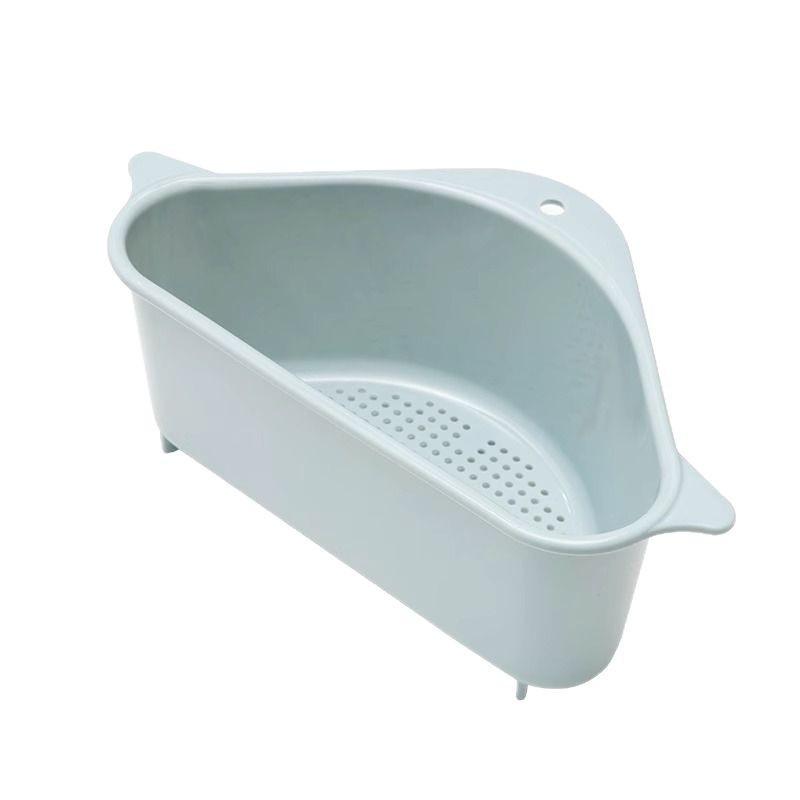 Vegetable Washing Basin Drain Basket & Filter Net for Kitchen Sinks