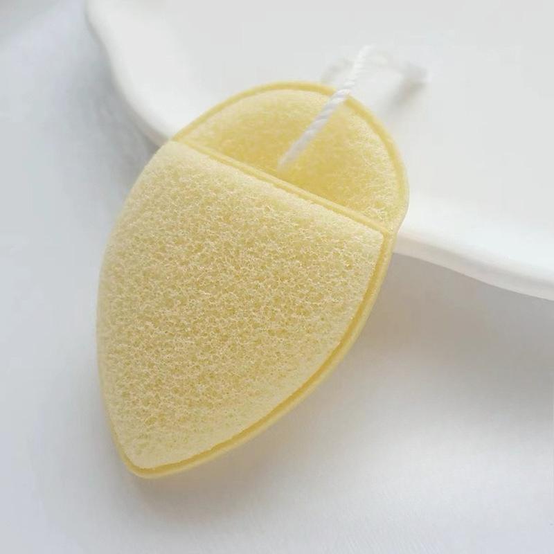 5Pcs Natural Exfoliating Face Wash Cleansing Puff Flutter Sponges Deep Remover To Headband Cosmetic Sponges Facial Clean Tool New