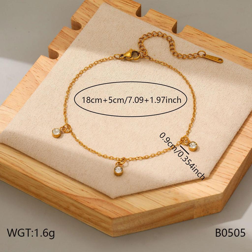 European & American Titanium Steel Bracelet: Light Luxury, Stackable, Colorfast Jewelry for Women