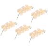 Realistic Artificial Orchids Stem Silk Flower Branch for Permanent Wedding Displays or Home Vases Table Decoration