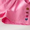 Girls' Summer Casual Pants Korean Cartoon Embroidered Shorts Girl Sweet and Cute Shorts Summer Pants