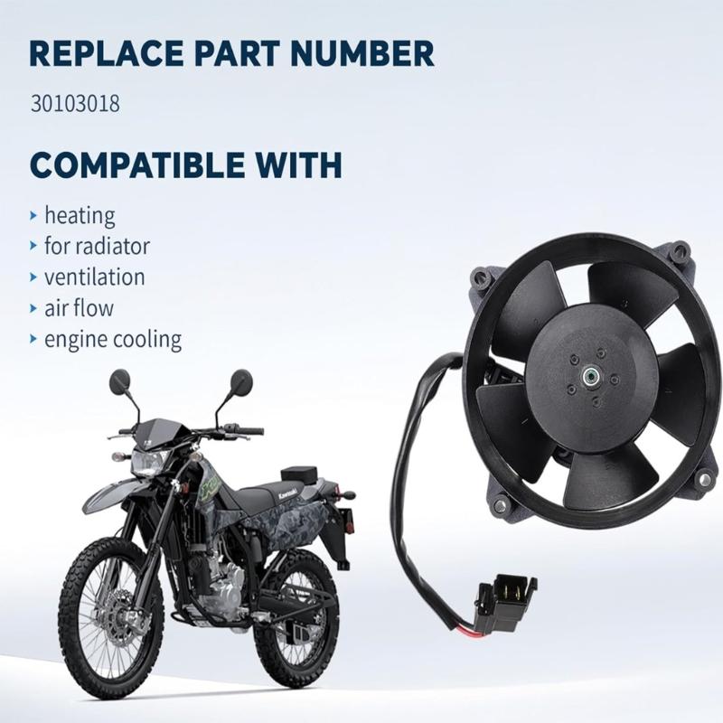 Puller Low Profile Fan 147CFM for VA32-A101-62A 30103018 Auto Repair Accessory Cooling Fan Motor Ventilator