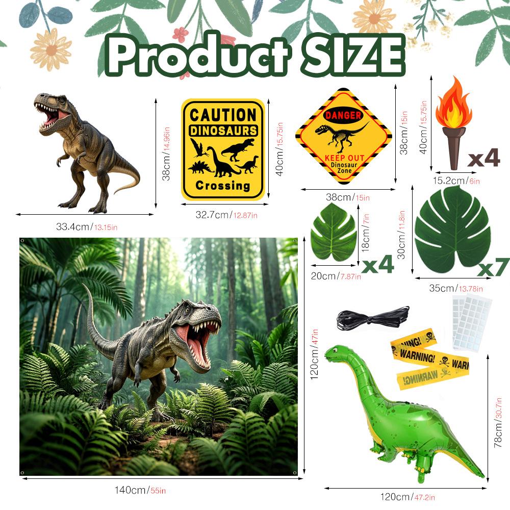 Trunk Decorations Kit Garage Door Decorations Dinosaur Decoration for Car SUV Garage Door  Entryway Archway Halloween Party