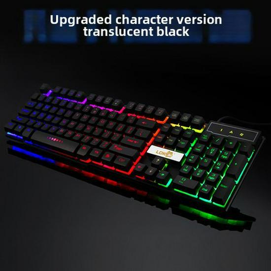 

Проводная игровая клавиатура Redike R260 с RGB-подсветкой и USB-подсветкой