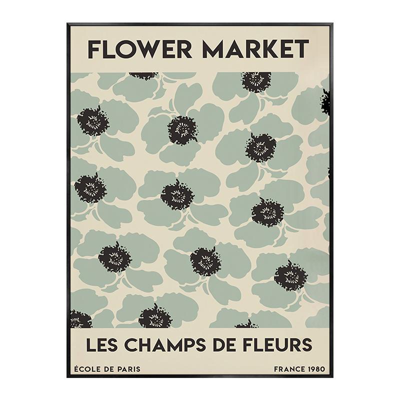 

Абстрактные зеленые цветы Рынок Матисс Плакат Скандинавские постеры и принты Морриса Декоративные картины Настенная живопись на холсте Домашний декор 21x30cm No Framed