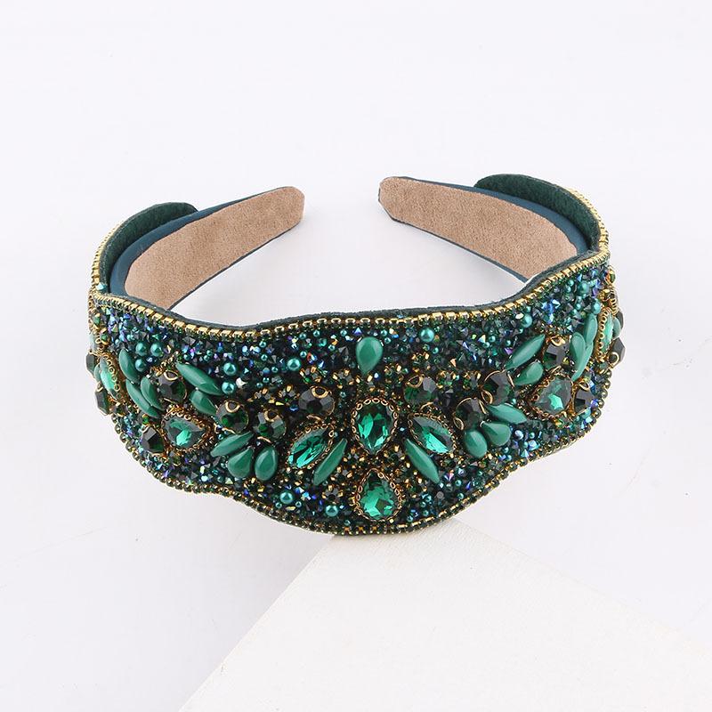 Stirnband Neuankunft Barock Voll-Diamant Reiskorn-Perlen Stirnband K-Style Haaraccessoires
