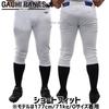 Baseball Uniform Wear Baseball Uniform Pants Trousers GACHI Short Fit Type Gachi Pants 12JD2F6701 White L [Mizuno] [R] (01)