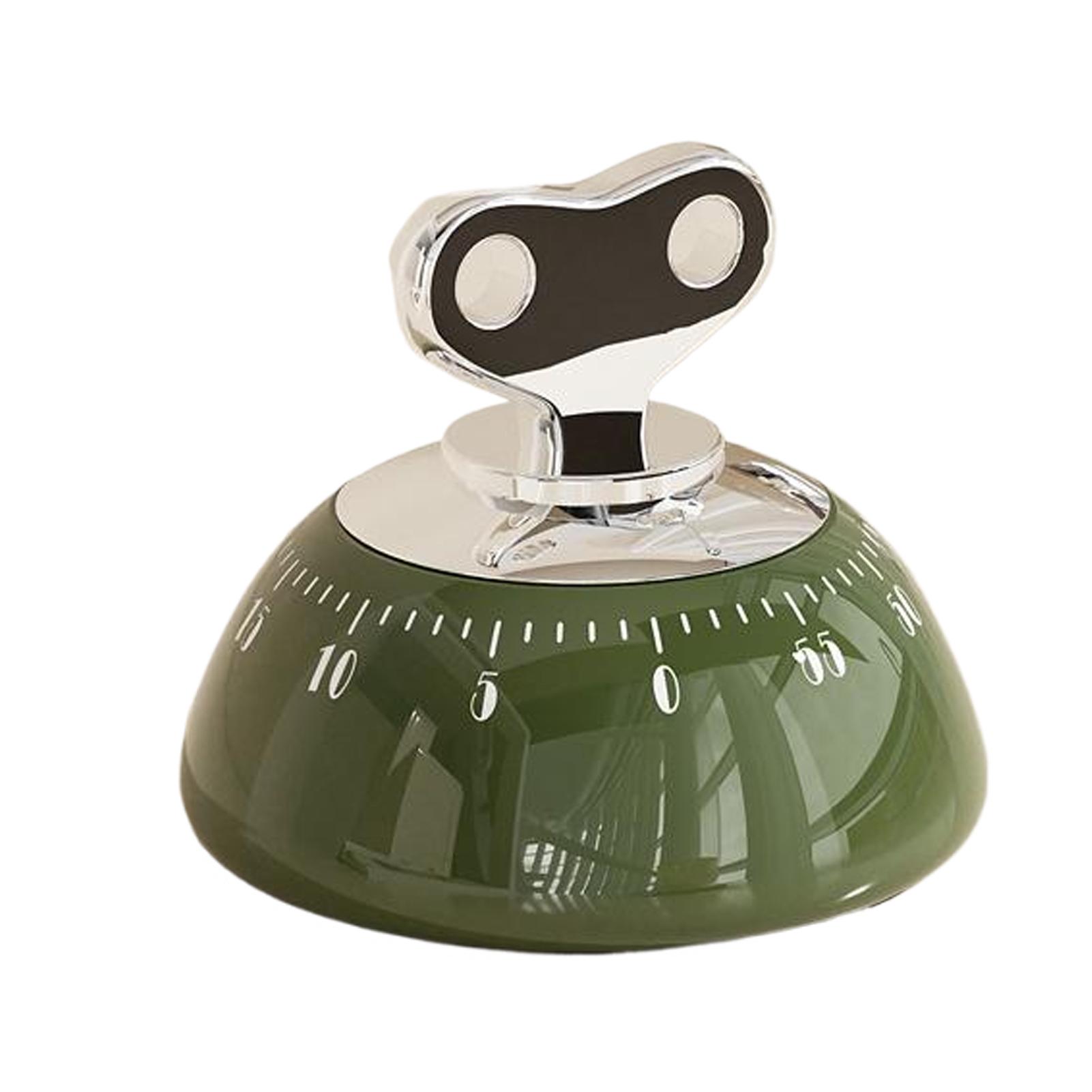 

Magnetic Kitchen Timers for Cooking, 60 Minute Countdown with Loud Alarm,Strong Magnetic Backing for Fridge & Metal Surfaces зелёный