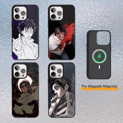 Okkotsu Yuta Jujutsu K-Kaisen Handyhülle für iPhone 17,16,15,14,13,12,11 Plus,Pro Max Magnetische Kabellose Ladeabdeckung