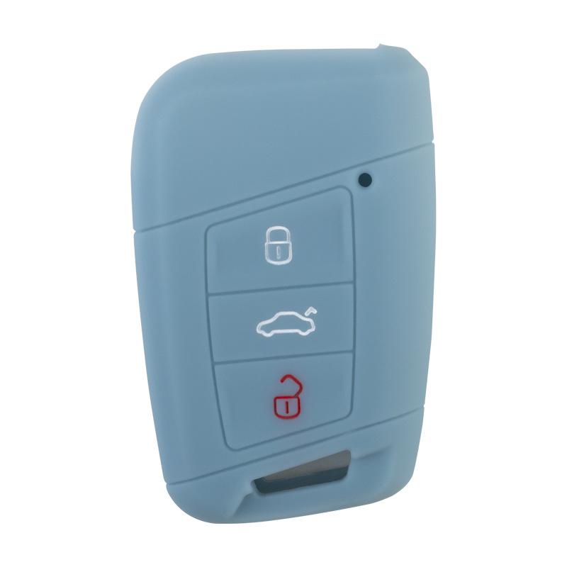 Suitable for Volkswagen CC Weilan 3-button Silicone Key Bag Magotan B8 Passat Arteon Key Cover Remote Control Cover