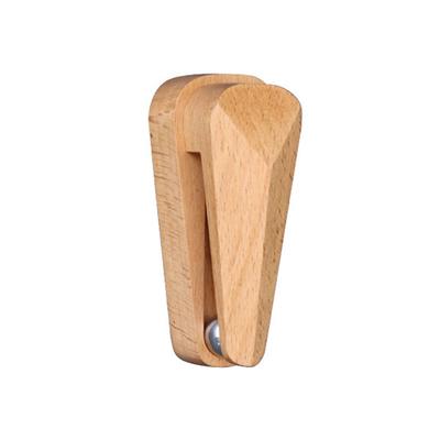 Selbstklebende Handtuchclips aus Buchenholz mit einzigartiger Schwerkraftkugel aus Kohlenstoffstahl, multifunktional, Wandmontage ohne Bohren