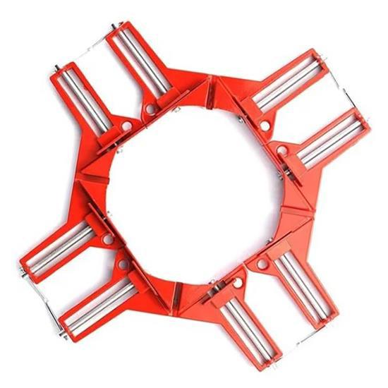 4 PCS 90 Degrees Right Angle Clamp Reinforced DIY Glass Fish Tank Quick Fixing Clip Woodworking Picture Frame Clamp 