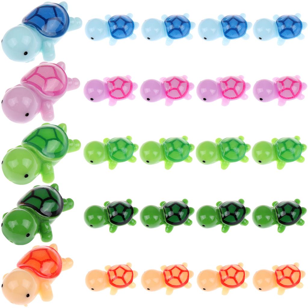 Turtle Figure Sea Turtle Miniature Figurines Mini Figurines In Bulk Multicolor S