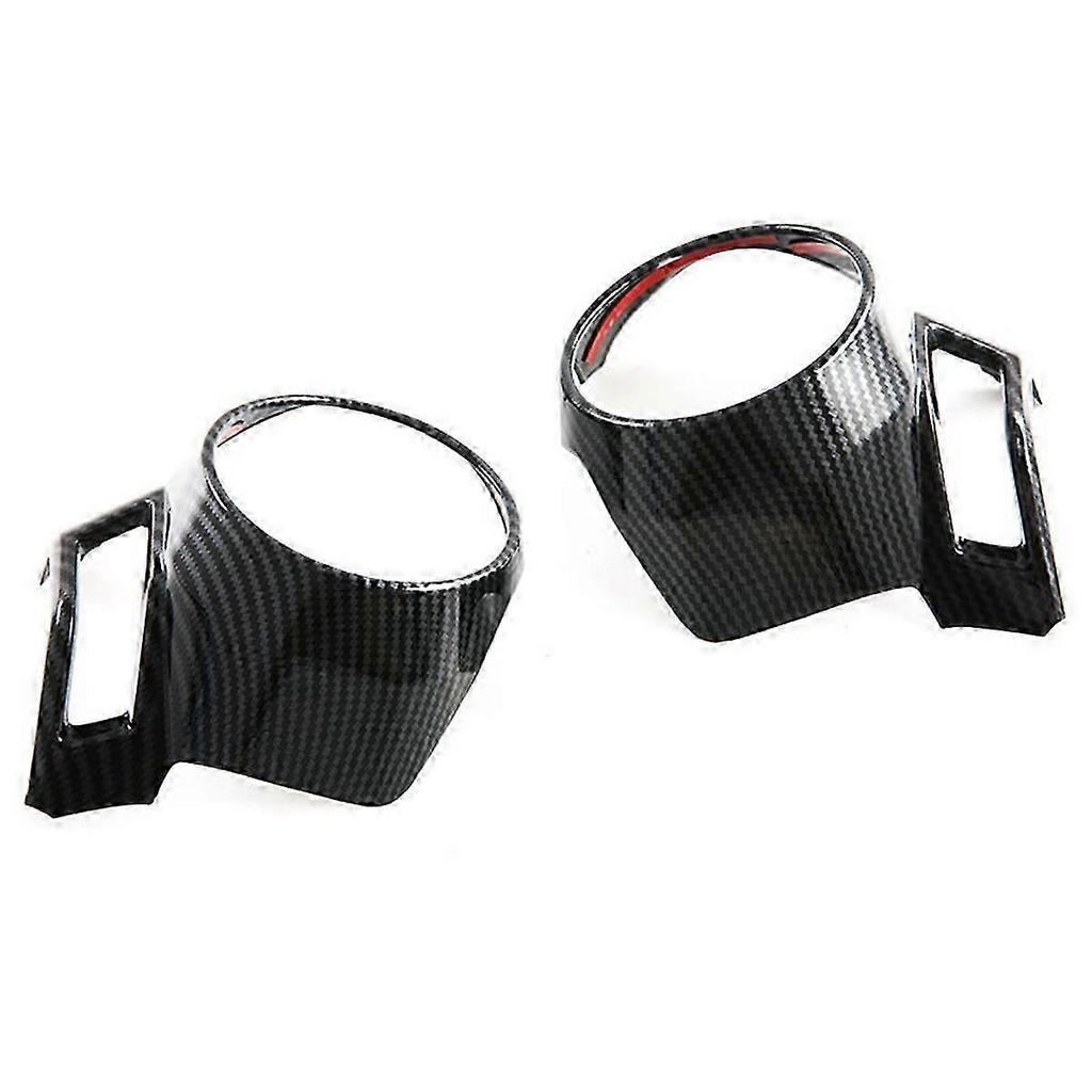 Dashboard Side Air Vent Cover Trim for Toyota Land Cruiser Prado 250 J250 LC250 2024 Carbon Fiber Accessories