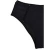Women S Plus Size Solid Black Split Sexy Backless High Waist Swimsuit