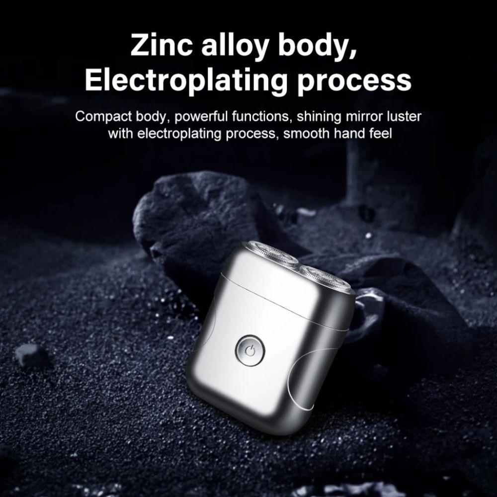 Ultra Clean Electric Shaver Digital Display Mini Shaving Portable Double Head Razor  Men