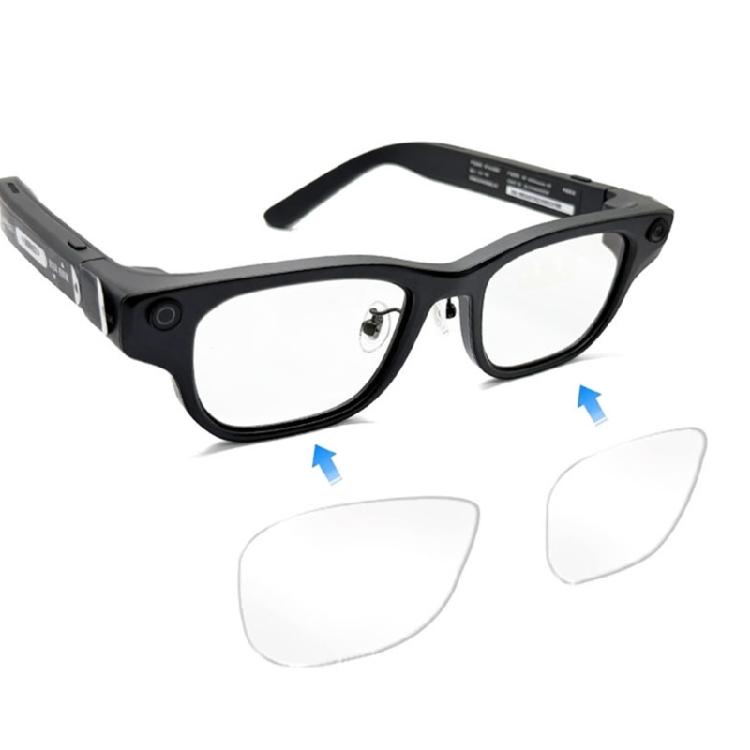 Travel Storage Lens Film for Glasses, Clear PET Wear-Care Layer with Lens Outline Fit, Hand Positioning, and Daily Desk or Commute Use