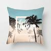 45X45CM Summer Beach Charming Landscape Pillowcase Palm Tree Plant  Bed Sofa Car Cushion Cover Home Decoration