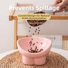 Anti-spill Elevated Cat Bowl Anti-knock High Foot Bowl Cute Water Bowl  for Pets Cats Dogs