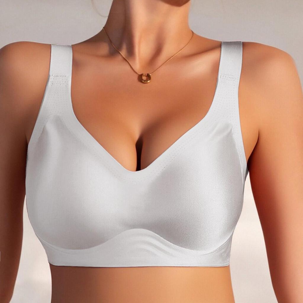 Silk Plus Size Seamless Women's Bra - Minimizes Large Bust
