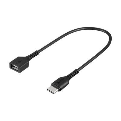 Buffalo MicroB To BSMPCADC115BK Type-C Adapter, 15cm, Black,