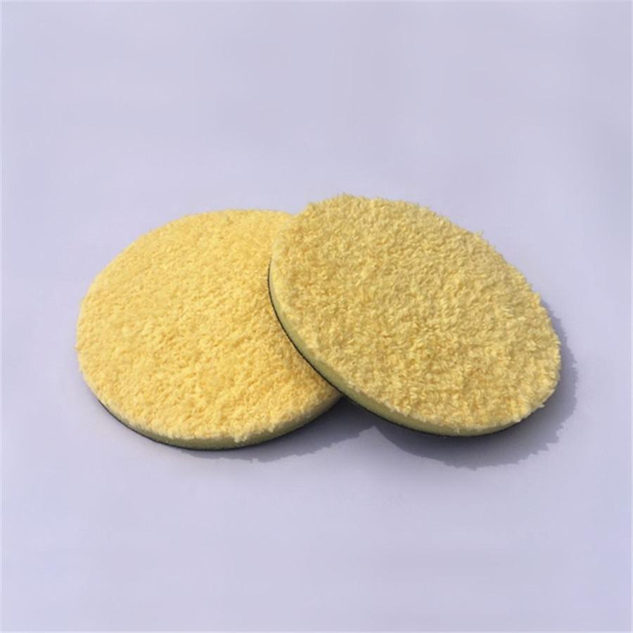 Microfiber Cutting Pad Buffing Remove Moderate Paint Car Care 4" Blue Microfiber Buff Sponge Polishing Pad