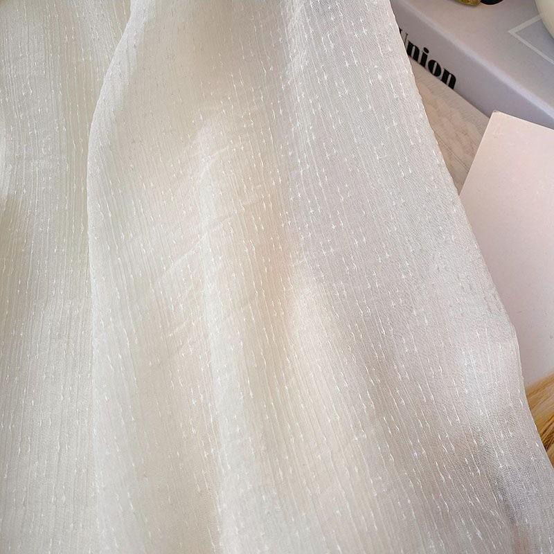 Casual Ruffles V-Neck Shirt Women All-Match Loose Bow Patchwork Blouse Ladies Spring Summer Long Sleeve Shirts