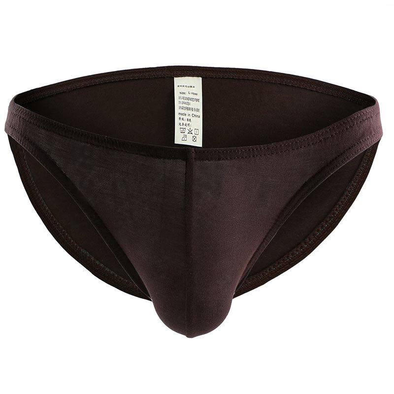 Chiloți bărbați tip triunghi U Convex talie joasă sexy respirabili mulați lenjerie bărbați