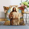 Jesus Christ Pillow Case Cushion Cover Polyester Pillowcase Decorative Sofa Cushion Pillowcase Home Decor