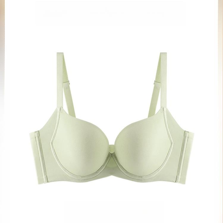 Full Cup Bra Women's Soft Steel Ring Thin Seamless Bra Anti Sagging Bra Women's Drawstring Accessory Bra Smooth and Breathable Bra