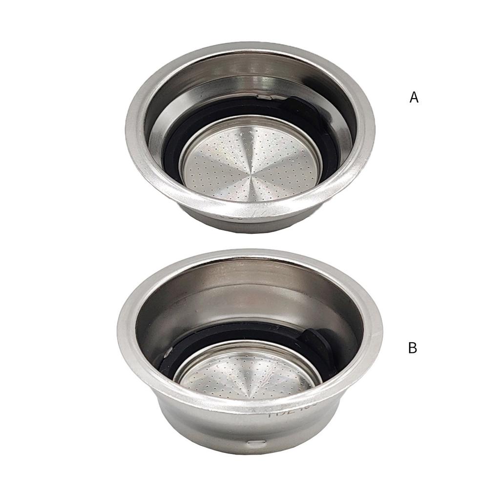 Stainless Steel Coffee Filter Basket 51mm Detachable Espresso Powder Bowl Coffee Grinding Accessories for Home and Cafe